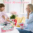 Acrylic Plaque Gifts for Mom Birthday Gift from Daughter Puzzle Shape Plague Sign Pink Flower Mom Acrylic Keepsake for Mom Birthday Thanksgiving C...