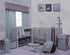 Bacati Clouds in The City Clouds Quilted Changing Pad Cover, Mint/Grey...