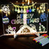 Acrylic Dry Erase Board with Light 11.8 X 7.9” Light up Dry Erase Board with Stand as a Glow Memo LED Letter Message Board Note Glass Led Board Wh...