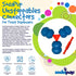 SodaPup Unstoppables Connectors, 2 Pack, PETstrong Nylon Treat Dispenser Chew Toys for Medium & Large Dogs, Food-Safe, Non-Toxic, Made in USA...