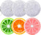 6PCS Weekly Pill Organizer 6PCS 7 Day 3 Times a Day INVODA Large Daily Pill Cases for Pills Vitamin Fish Oil Supplements Container (Group+Light Gr...