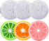 6PCS Weekly Pill Organizer 6PCS 7 Day 3 Times a Day INVODA Large Daily Pill Cases for Pills Vitamin Fish Oil Supplements Container (Group+Light Gr...