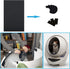 2 x Odor Control Activated Carbon Charcoal Cut-to-fit Replacement filter Pad Sheet 17.5"x 11.8" for Air Purifiers...
