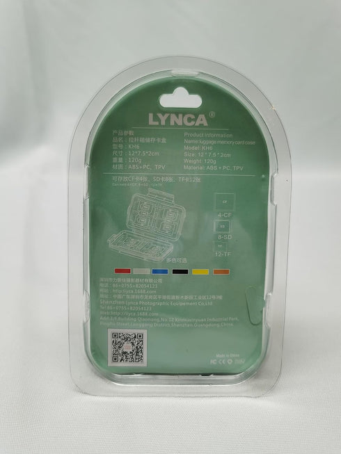 LYNCA Memory Card Case Holder, Memory Card Hard Protector Case Professional Water-Resistant Anti-Shock Compact Camera Card Hard Storage Box for 8 ...
