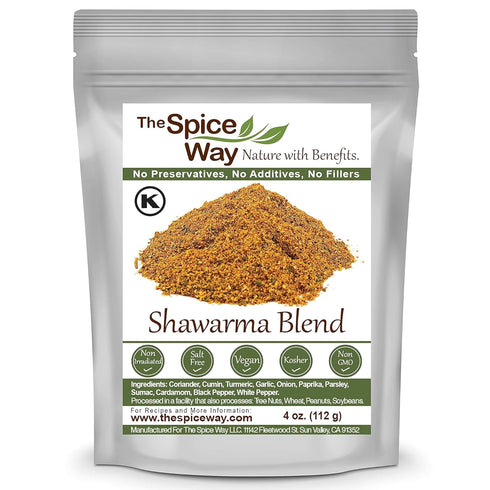 The Spice Way - Shawarma Seasoning Blend - Recipe Included (meat and poultry rub/meat and poultry spice) - 4 oz...