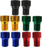 10 Pcs Aluminum PRESTA to SCHRADER Converter Car Valve Adapter Bicycle Bike Tube Pump Air Compressor Tools (mixed colors)...