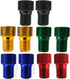 10 Pcs Aluminum PRESTA to SCHRADER Converter Car Valve Adapter Bicycle Bike Tube Pump Air Compressor Tools (mixed colors)...