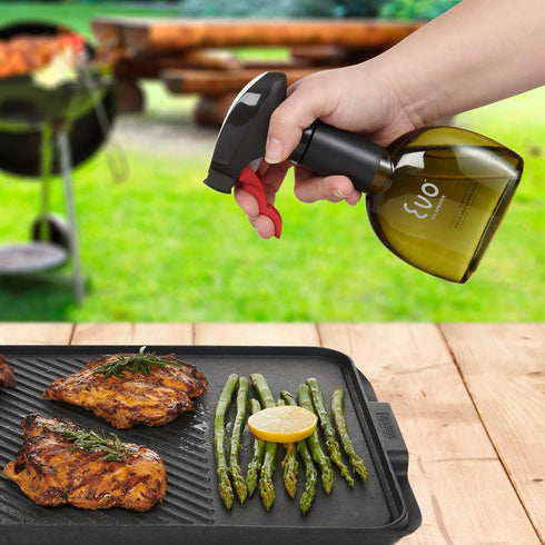 Evo Oil Sprayer Minis, Non-Aerosol for Olive, Cooking Oils, and Vinegars, 8-Ounce Capacity, 1 Each Yellow and Green...