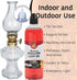 Ner Mitzvah Paraffin Lamp Oil, Red Smokeless, Odorless, Clean Burning Fuel for Indoor and Outdoor, Use with E - Z Fill Cap and Pouring Spout, 32oz...