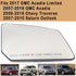 Acadia Passenger Side Heated Mirror Glass Compatible with GMC Acadia Limited Saturn Outlook Chevy Traverse Power Right Side Mirror Glass with Rear...