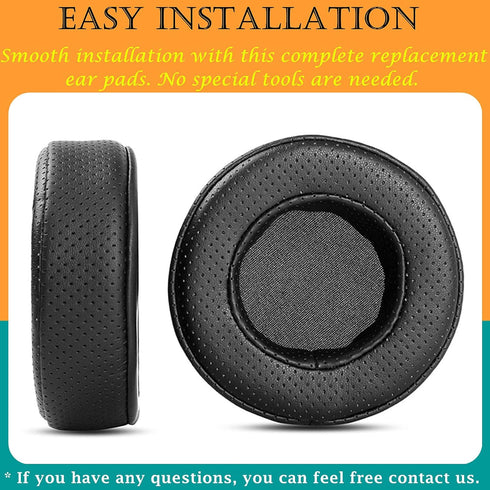 TaiZiChangQin Thicker Upgrade Ear Pads Ear Cushions Mic Foam Replacement Compatible with Mpow 071 USB Headphone (Protein Leather Earpads Black)...
