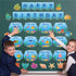 132 Pcs Under The Sea Birthday Bulletin Board Set Ocean Bulletin Board Classroom Decor Fish Learning Chart Cutouts Sea Animal Bulletin Board Birth...