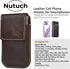 Genuine Leather Phone Holster with Belt Clip | Cell Phone Pouch for iPhone and Smartphone | Cell Phone Holsters Holders | Belt Phone Holder | Cell...