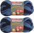 Bernat Softee Chunky Yarn 2-Pack Super Bulky #6 Each 2.8 Ounce 100% Acrylic (Denim Ombre)...