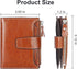 Lavemi Small Compact Women Wallet RFID Blocking Genuine Leather Bifold Purse with ID Windows(Brown)...