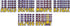 Hardline Products Series 200 Factory Matched 3-Inch Boat & PWC Registration Number Kit, Yellow/Purple - YEPUG200...