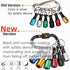 12Pcs 1/4 inch Hex Shank Aluminum Alloy Screwdriver Bits Holder Extension Bar Drill Screw Adapter Change Keychain Portable for Screwdriver & Drill...