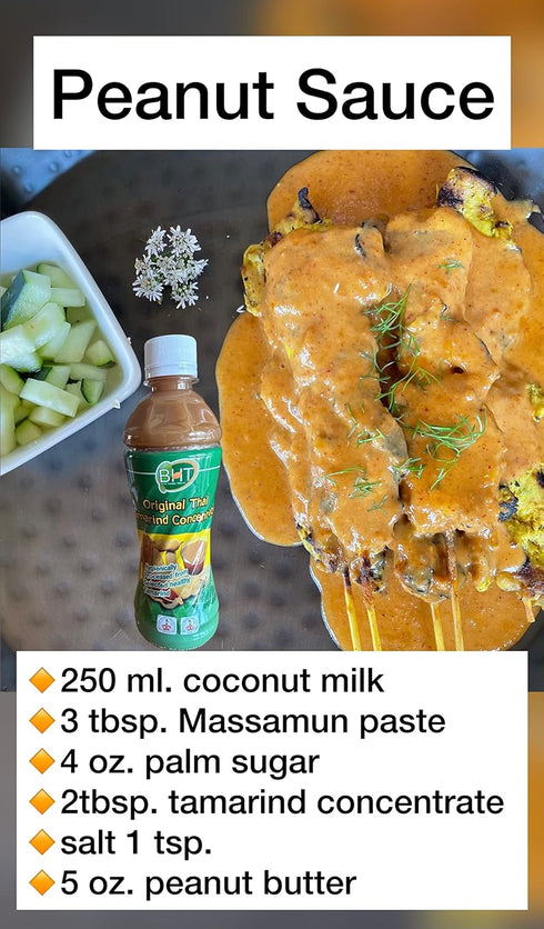 Original Thai tamarind concentrate perfect for Pad Thai sauce, papaya salad dressing, peanut sauce or as a refreshing tamarind drink. No sugar add...