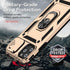 Hitaoyou iPhone 11 Pro Max Case with Camera Cover & Kickstand - Military Grade Shockproof Heavy Duty Protective Magnetic Case, Gold...