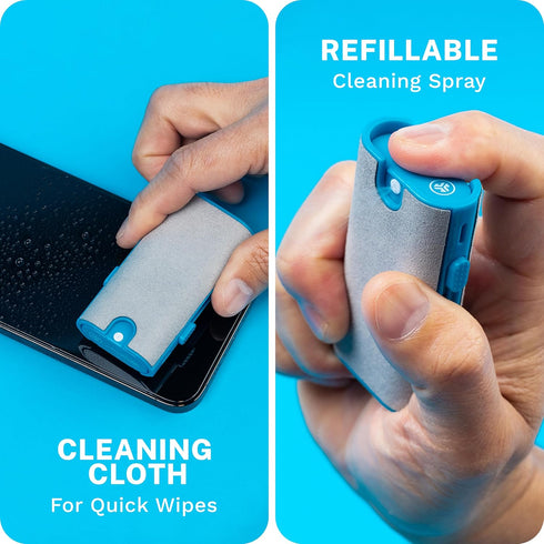 JLab Multipurpose Cleaning Kit for Your Headphones, Earbuds, Keyboard, Mouse/Mice, Microphones, Laptop, Tablet, Cellphone (iPhone or Android), Sma...