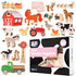 SPARK & WOW Wooden Magnets - Farm - Set of 20 - Magnets for Kids Ages 2+ - Cute Farm Magnets for Fridges, Whiteboards and More......