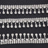 Jerler Rhinestone Tassel Fringe Trim Crystal Close Chain Applique for Sewing Crafts Ideal Wedding Party Clothing DIY Decoration, 1 Yard 0.87" W...