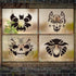 16 Pieces Face Drawing Stencils Mask Painting Templates DIY Stencils for Wood Wall Home Decorations Party Favor Supplies...