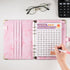 100 Envelopes Challenge Binder Savings Challenges Book, A5 Money Saving Planner Cash Envelope Budget Binder with Erasable Pen, Easy and Fun Way to...