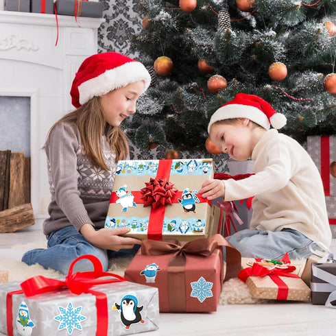 74pcs Winter Bulletin Board Classroom Decor LET IT Snow Cutouts Self-Adhesive Christmas Accent Cut Outs with Snowflake Snowman Patterns for Xmas W...