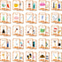 50 Everyday Objects Awareness Flashcards for Kids,Waterproof Daily Necessity Education Cards, Children's Educational Card, Double-Sided Fun Educat...