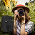 Bags for Cameras and Photographic Equipment, Camera Lens Filter Carry Case, 9-Pocket Lens Filter Wallet Pouch Bag Travel Holder Belt Bag with Deta...