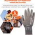 Ergodyne unisex adult ANSI A4 PU Coated CR Gloves, Gray, Extra Large US...