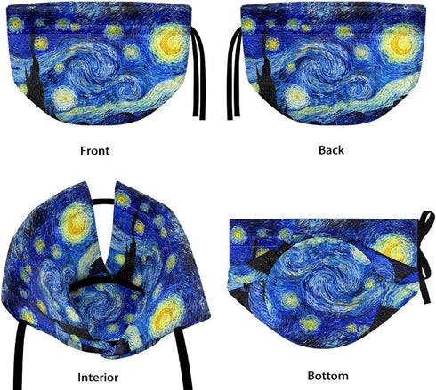 Starry Night by Van Gogh Print Tea Cosy Cover Teapot Warmer Teapot Cover Tea Pot Decor Cover, Tea Cozy for Kitchen Home Tea Pot Tea Kettle Quilt...