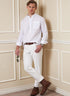 Vogue Men's Semi-Fitted Shirt, Shorts, and Mid-Rise Jeans Sewing Pattern Kit, Design Code V1895, Sizes 34-36-38-40...
