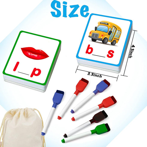 100 Short Vowel Spelling Flashcards, Handwriting Cards Learn to Write CVC Sight Words CVC Words Games for Kindergarten Learning Activities, Montes...