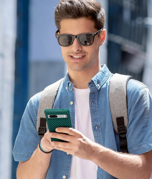 FNTCASE for Google Pixel 7a Case: Slim Durable Shockproof Protective Cell Phone Cases | Matte Textured TPU Bumper | Hybrid Rugged Military Drop Pr...