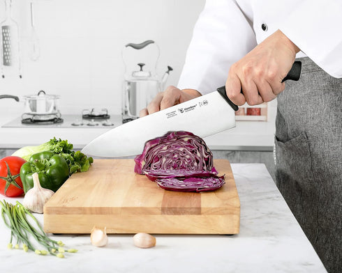 Cuisine Pro 12-Inch Chef Knife – NSF Certified High Carbon Stainless Steel Blade – Extra-Wide Razor-Sharp Edge – Ergonomic Non-Slip Handle – Dishw...