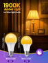JandCase Amber Light Bulbs for Healthy Sleep, 3W Warm Light Bulbs Blue Light Blocking, Low Watt Light Bulbs 40W Equivalent, E26 A19 Dim Light Bulb...