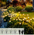 Solar Garden Lights - New Upgraded 4 Pack 40 LEDs Solar Outdoor Decorations Lights, Solar Firefly Lights Waterproof Solar Swaying Garden Decorativ...