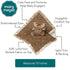 Mary Meyer Putty Nursery Stuffed Animal Security Blanket, 13 x 13-Inches, Moose...