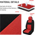 VarCozy Seat Covers for Car Front Pair, Breathable Cloth Front Car Seat Covers, Universal Cloth Seat Covers for SUV Sedan Van, Automotive Interior...