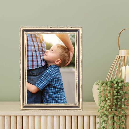 Lawrence Frames Classic Bead Frame, 5x7, Gold...