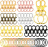120pcs Key Chain Clip Hooks, Evatage Swivel Clasps Lanyard Snap Hook with Key Rings, Keychain Hooks for Lanyard, Purse and Crafting...
