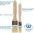 REDECKER Pastry Brushes Set with Untreated Beechwood Handles - 2 Different Sizes - Multi-purpose Brushes - Natural Bristle Basting Brush for Glazi...