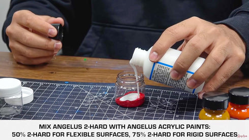 Angelus 2-Hard-4 oz Plastic Medium, 4 Fl Oz (Pack of 1), Clear...