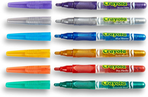 Crayola Glitter Markers 6ct...