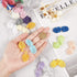 PEPPERLONELY 10 Pairs White Chinese Closure Buttons, Knot Frog Buttons Closure Sewing Buttons Fastener for DIY Sewing Coats Cheongsam Cloak Sweate...