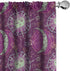 Lunarable Sun and Moon Window Curtains, Celestial Fantasy Composition with Constellations on Purple Backdrop, Lightweight Decor 2-Panel Set with R...
