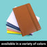 PAPERAGE Lined Pocket Journal Notebook, 3 Pack, (Navy, Light Grey, Burgundy), 160 Pages, Small, 3.7 inches x 5.6 inches - 100 GSM Thick Paper, Har...