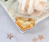 Gyn&Joy Gold Tone Red Colored Crystal Love Heart Brooch Pin...